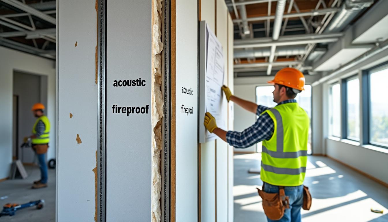 Épaisseur cloison placo : exigences acoustiques dans le bâtiment neuf et rénové selon les référentiels en vigueur 2 découvrez les exigences en matière d'épaisseur des cloisons placo pour garantir une isolation acoustique optimale dans les bâtiments neufs et rénovés, conformément aux référentiels actuels.