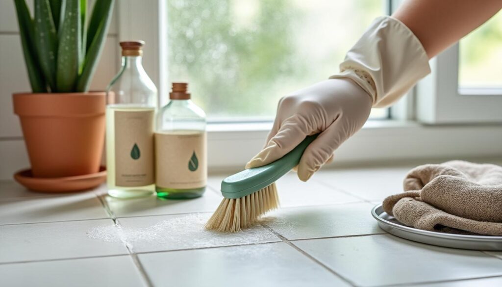 découvrez comment nettoyer efficacement les joints de carrelage avec des produits à faible empreinte chimique, pour un entretien écologique et responsable de votre logement.