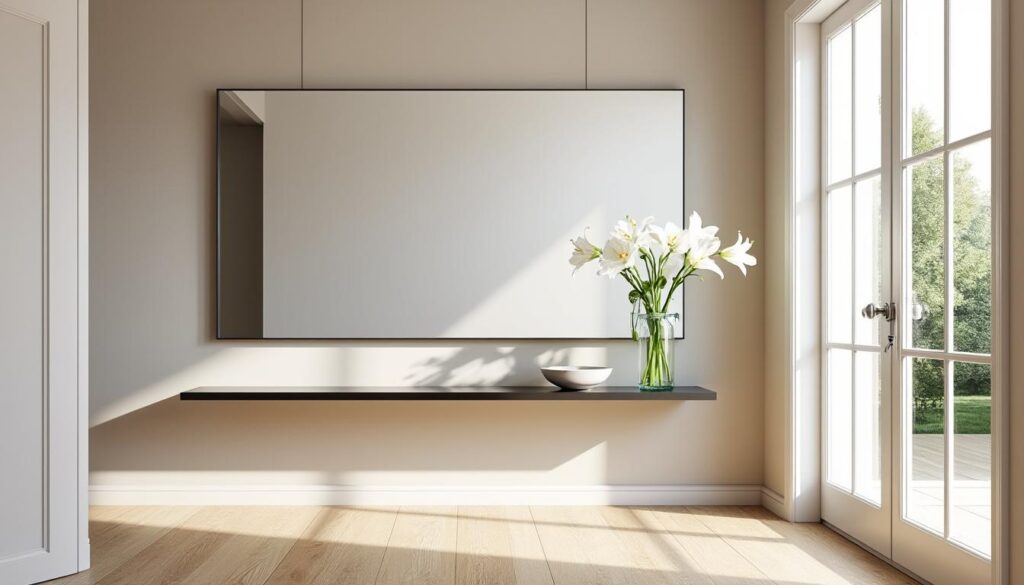 découvrez des astuces pratiques avec des miroirs pour optimiser l'espace et agrandir visuellement votre entrée, créant ainsi un accueil lumineux et esthétique.