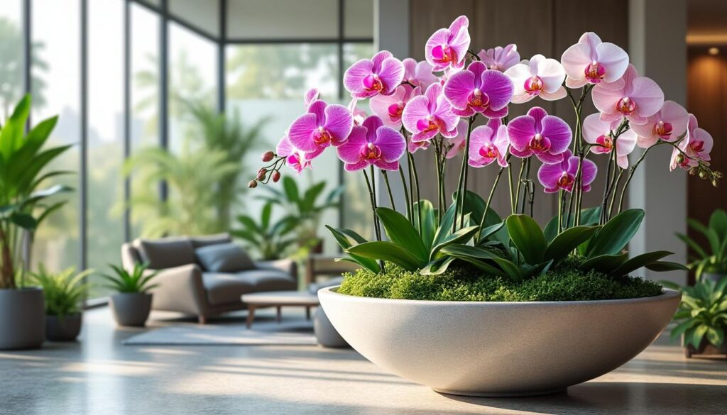 découvrez notre grand bac pour orchidées, idéal pour la végétalisation intérieure et le bien-être dans les espaces de vie denses. apportez nature et sérénité à votre intérieur grâce à une solution esthétique et fonctionnelle.