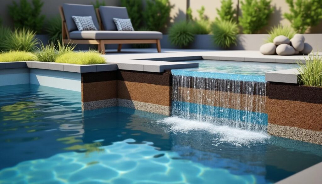 découvrez comment les puits de décompression pour piscine permettent une gestion efficace des eaux pluviales, favorisent l'infiltration naturelle et assurent la conformité aux normes réglementaires.