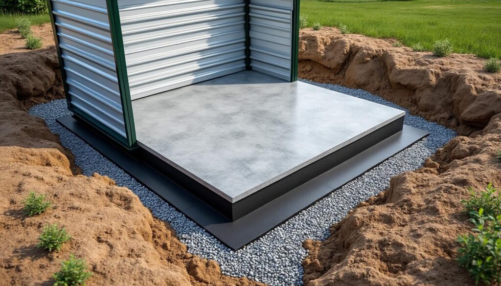 découvrez comment poser un abri de jardin en métal en assurant une bonne imperméabilisation, une gestion efficace des eaux et en respectant les règles d'implantation pour une installation durable.