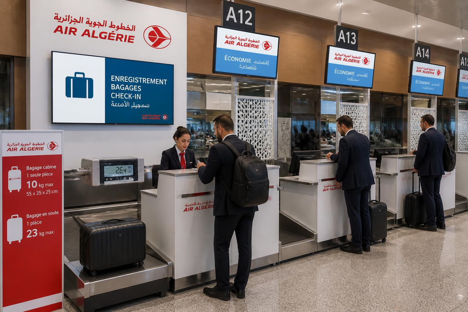 découvrez les franchises de bagages, la réglementation en vigueur et des conseils pratiques pour bien préparer votre embarquement avec air algérie.