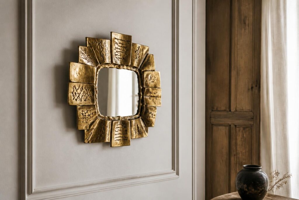 découvrez le miroir line de vautrin, un emblème du design industriel français, alliant héritage artistique et valorisation de son identité unique.
