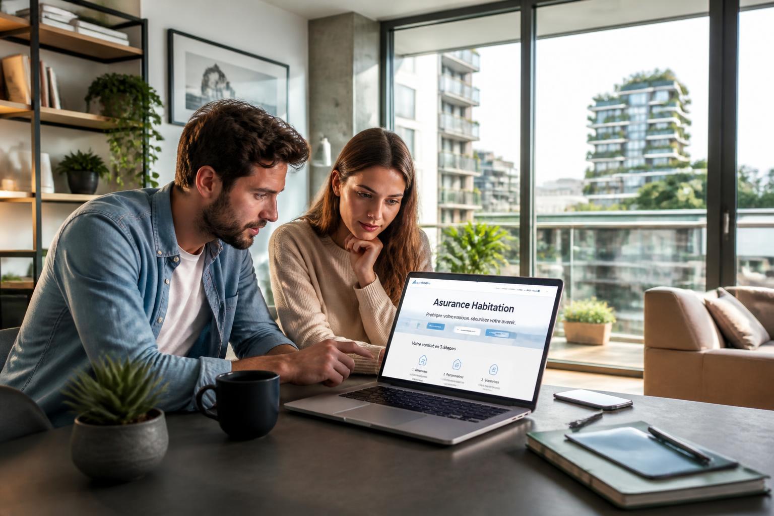 souscrivez votre assurance habitation en ligne rapidement et facilement, en un seul clic, avec une couverture instantanée adaptée à vos besoins.