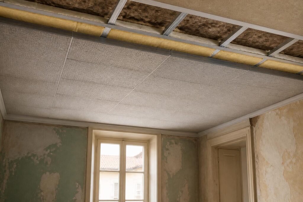 découvrez comment le plafond autoportant optimise l'isolation thermique et acoustique lors de la rénovation du bâti existant, alliant performance et confort.