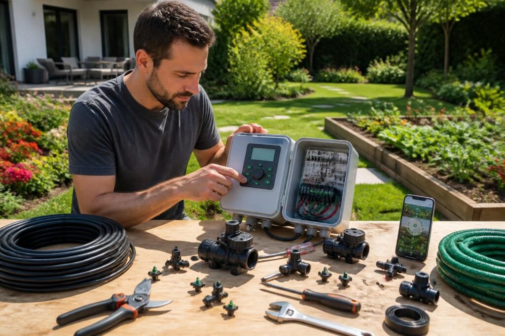découvrez notre guide complet pour programmer facilement votre système d'arrosage automatique pas à pas et assurer un jardin parfaitement entretenu.