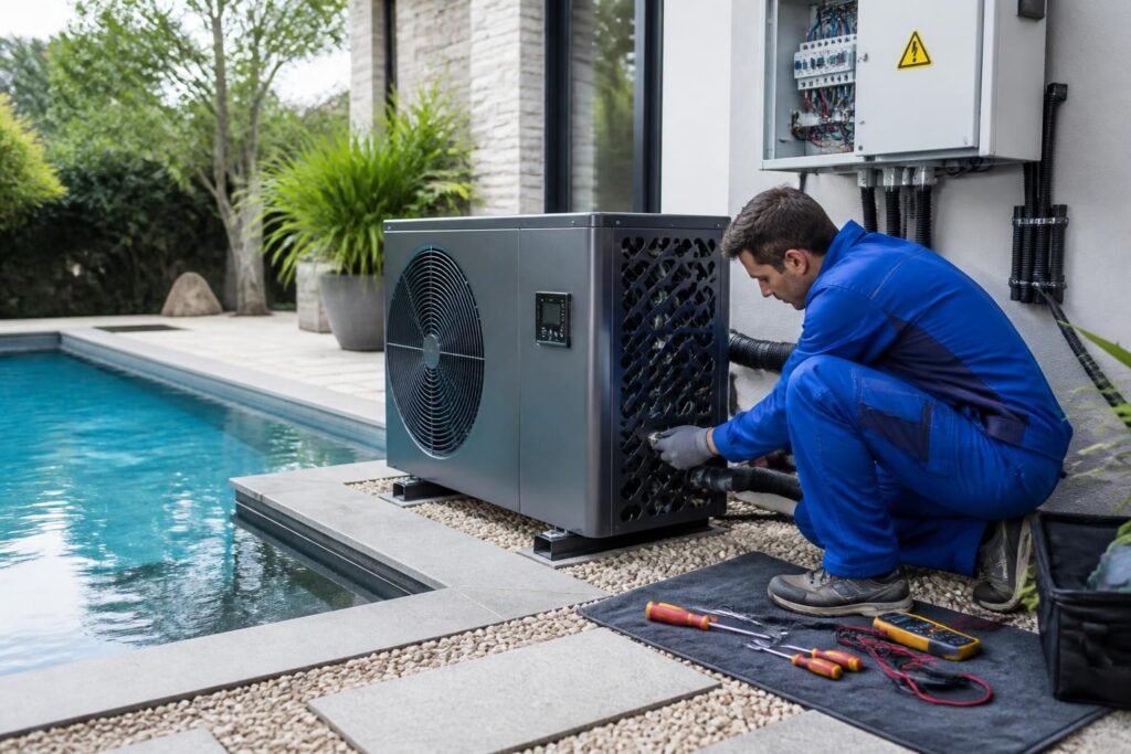 découvrez notre guide complet pour l'installation d'une pompe à chaleur pour piscine, incluant tous les préparatifs essentiels pour un fonctionnement optimal et une piscine toujours à bonne température.