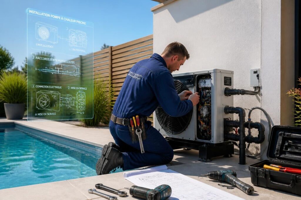 apprenez à installer vous-même une pompe à chaleur pour piscine grâce à notre guide complet avec schémas et étapes détaillées, pour un chauffage efficace et économique.