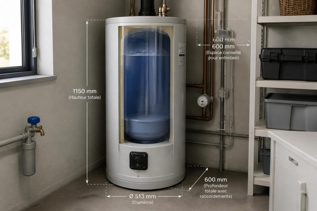 découvrez comment choisir la bonne taille de chauffe-eau 100l en comprenant l'encombrement et la capacité effective pour un confort optimal et une installation adaptée.