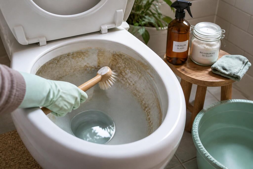 découvrez des astuces efficaces pour nettoyer vos wc très entartrés tout en préservant la cuvette, sans risque de l'endommager. un guide pratique pour des toilettes propres et durables.
