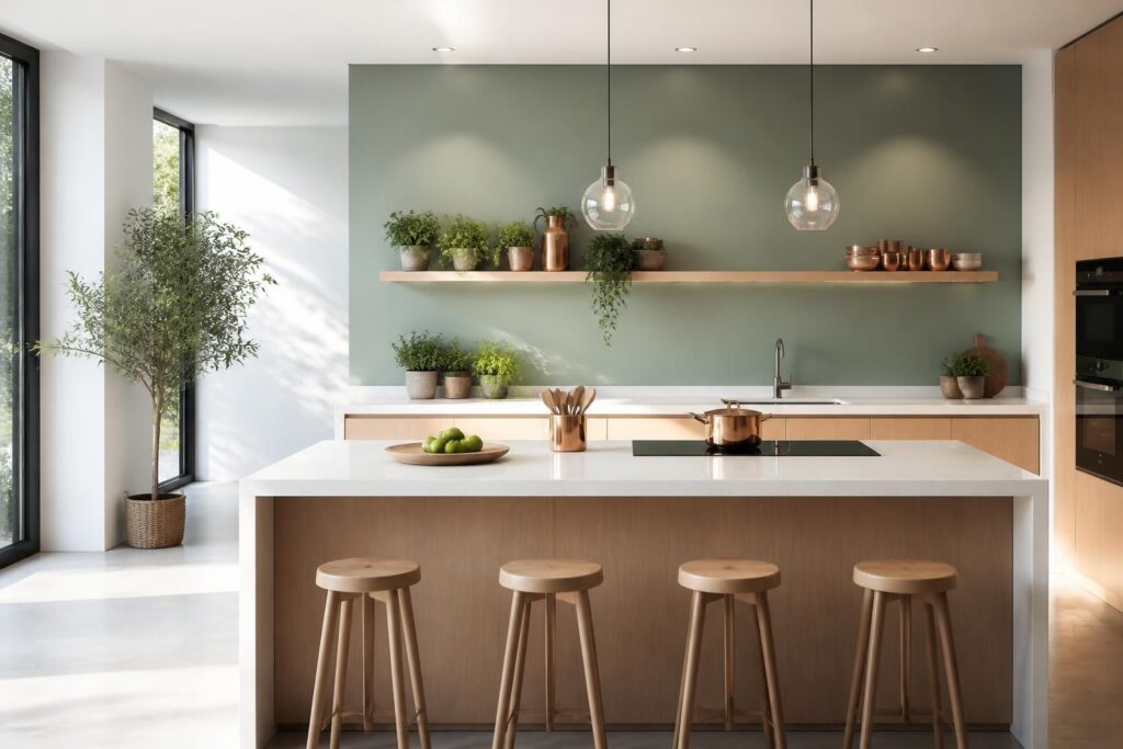 découvrez comment choisir le mur parfait à peindre en couleur pour harmoniser et sublimer la décoration de votre cuisine.