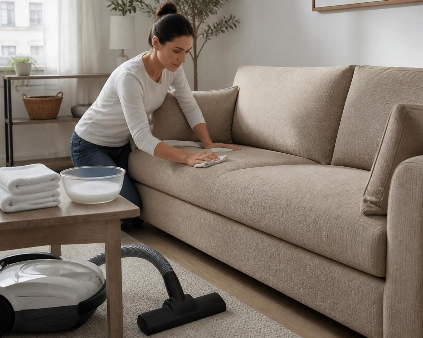 Entretien délicat : astuces pour nettoyer un canapé en tissu non déhoussable sans laisser de traces 2 découvrez des astuces efficaces pour nettoyer un canapé en tissu non déhoussable sans laisser de traces. entretenez délicatement votre mobilier avec nos conseils pratiques et faciles à appliquer.