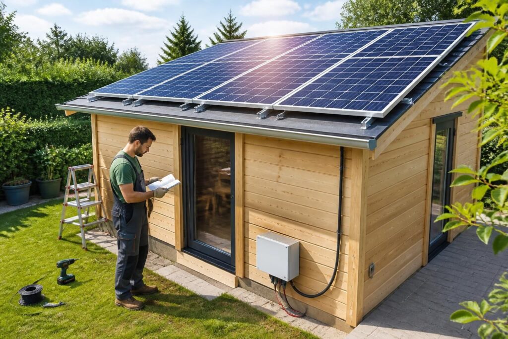 Installer un kit solaire sur votre abri de jardin : guide complet sur les usages, la puissance idéale et les précautions à prendre 3 découvrez notre guide complet pour installer un kit solaire sur votre abri de jardin : conseils sur les usages, choix de la puissance idéale et précautions à respecter pour une installation réussie.