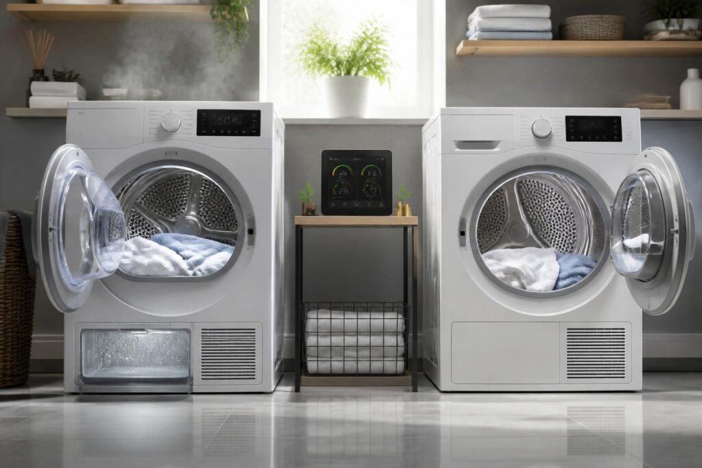 découvrez quelle option de séchoir à linge est la plus économique entre la condensation et la pompe à chaleur pour optimiser votre consommation d'énergie et votre budget.