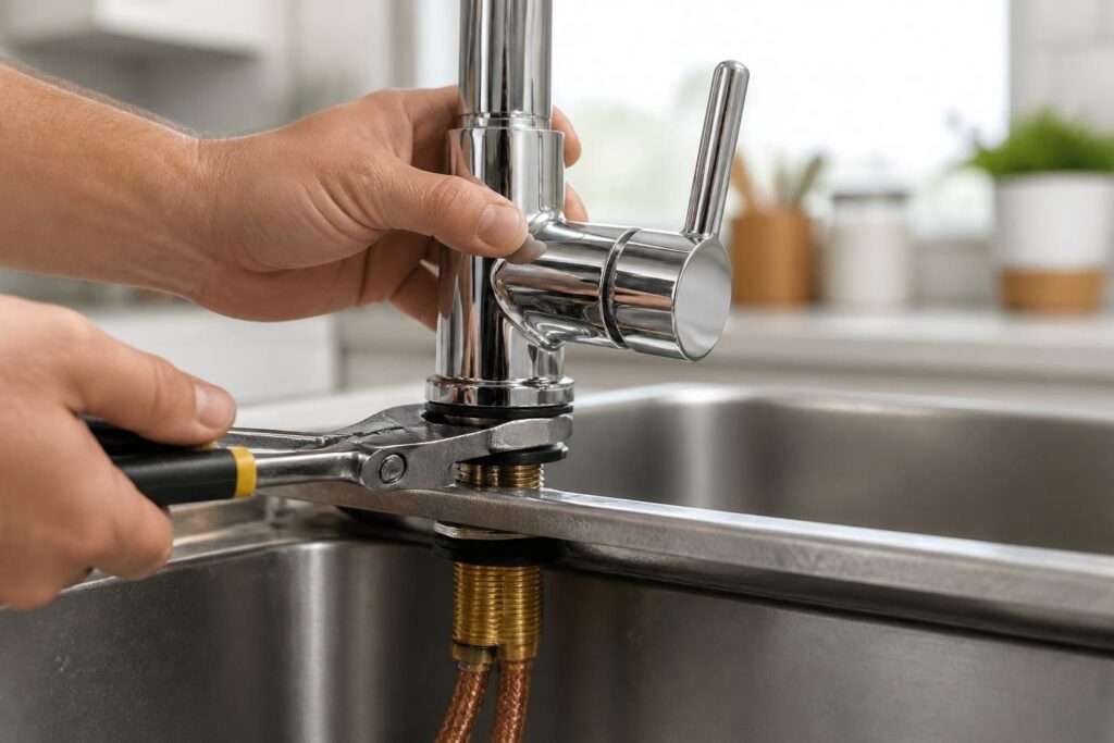apprenez étape par étape comment remplacer un robinet de cuisine en toute sécurité, en évitant les fuites grâce à notre guide pratique détaillé et facile à suivre.